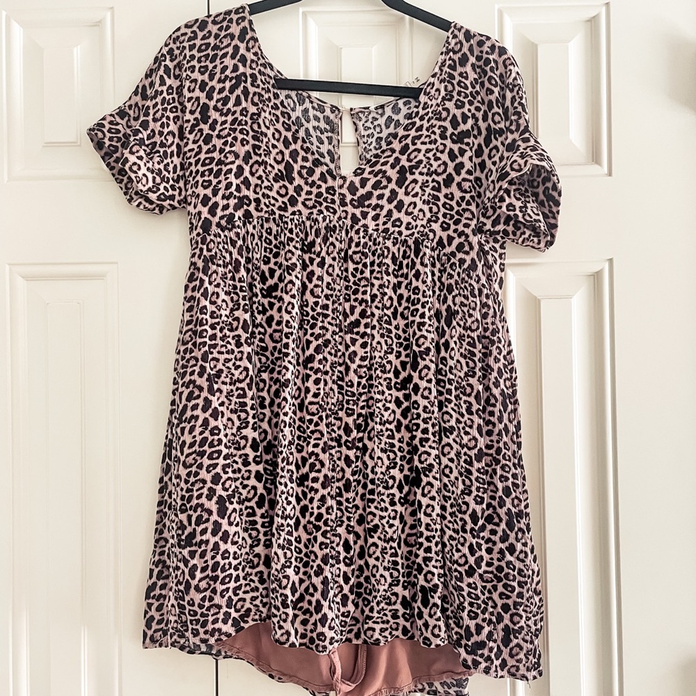 Cheetah Romper